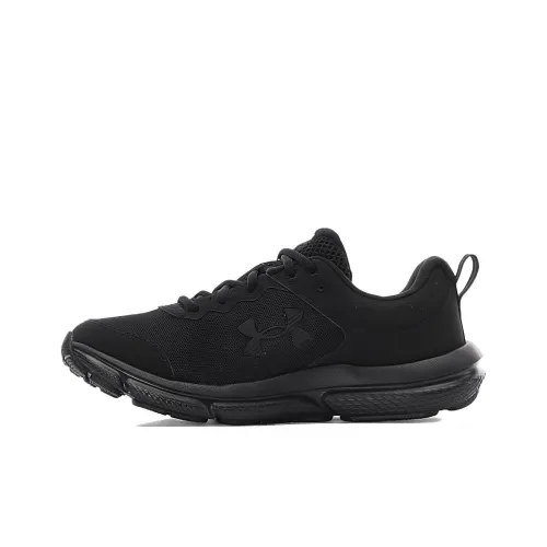 Under Armour Charged Assert 10 Durable Breathable Low-Top Running Shoes Women's Black
