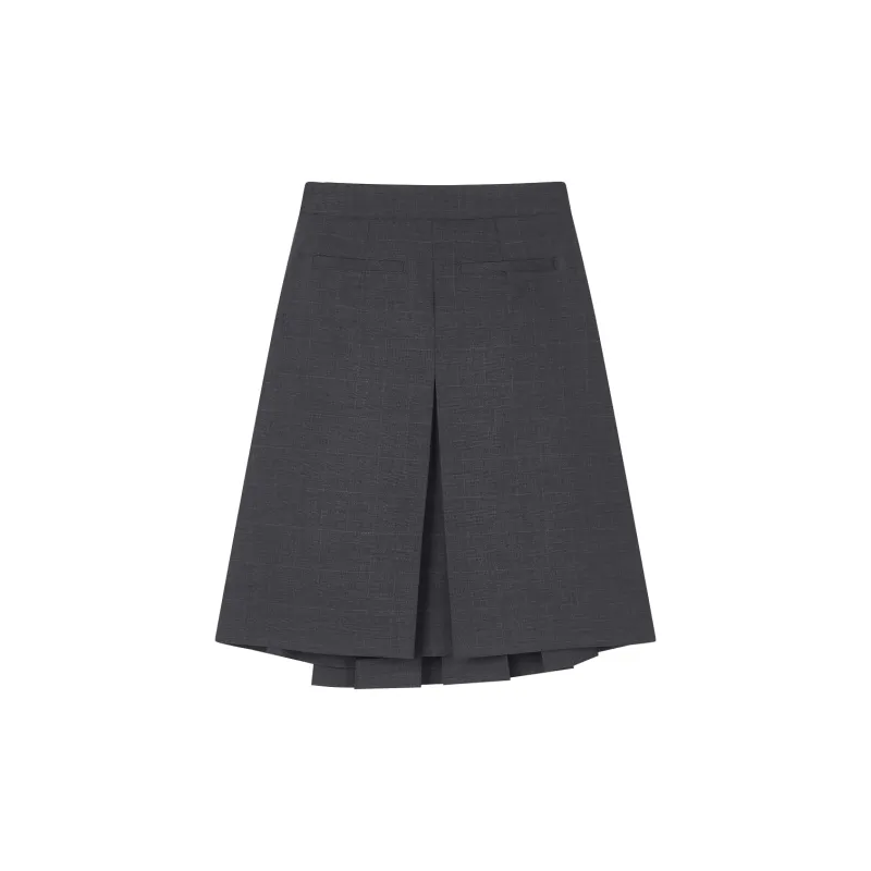 Teenie Weenie Casual Short Skirts Women's Gray-1