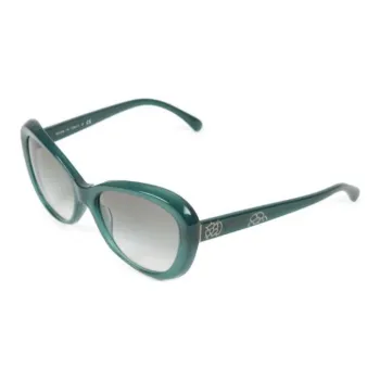 CHANEL 2000s Camellia appliqué Cat eye Sunglasses