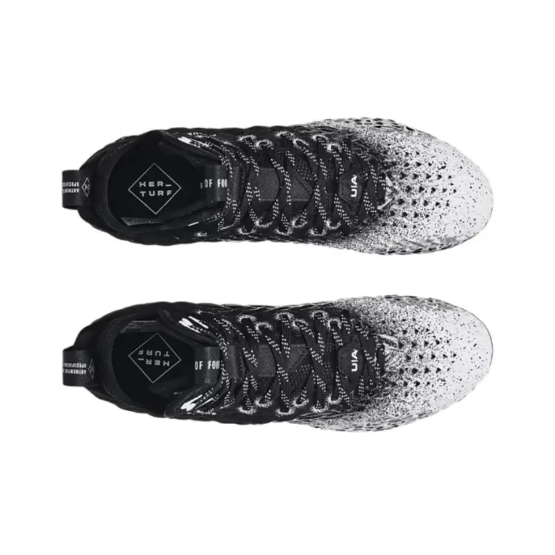 Under Armour Spotlight Clone Mc Football Cleats 'Black White' Women's-4