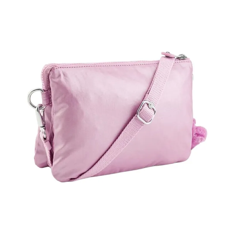 Kipling Polyamide With Nylon Envelope Bag, Layered Bag, Crossbody Bag, Shoulder Bag Women's Pink Purple-2