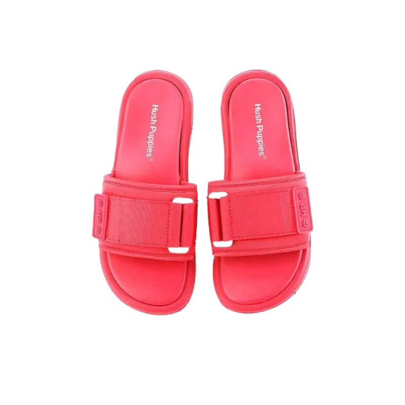 Hush Puppies Quiet Slide Slippers Unisex Red-3