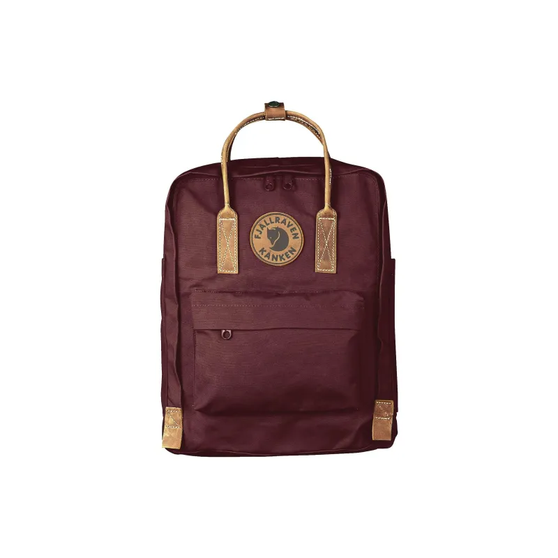 Fjallraven Kanken Polyester Backpack Regular Unisex Dark Brown Purple-1