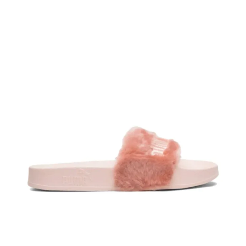 PUMA Fur Slide Fur Slide Pink Women's-1