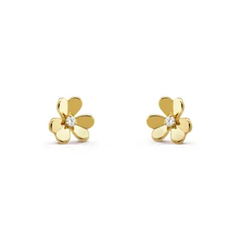 Van Cleef & Arpels - Stud Earrings Women's Gold