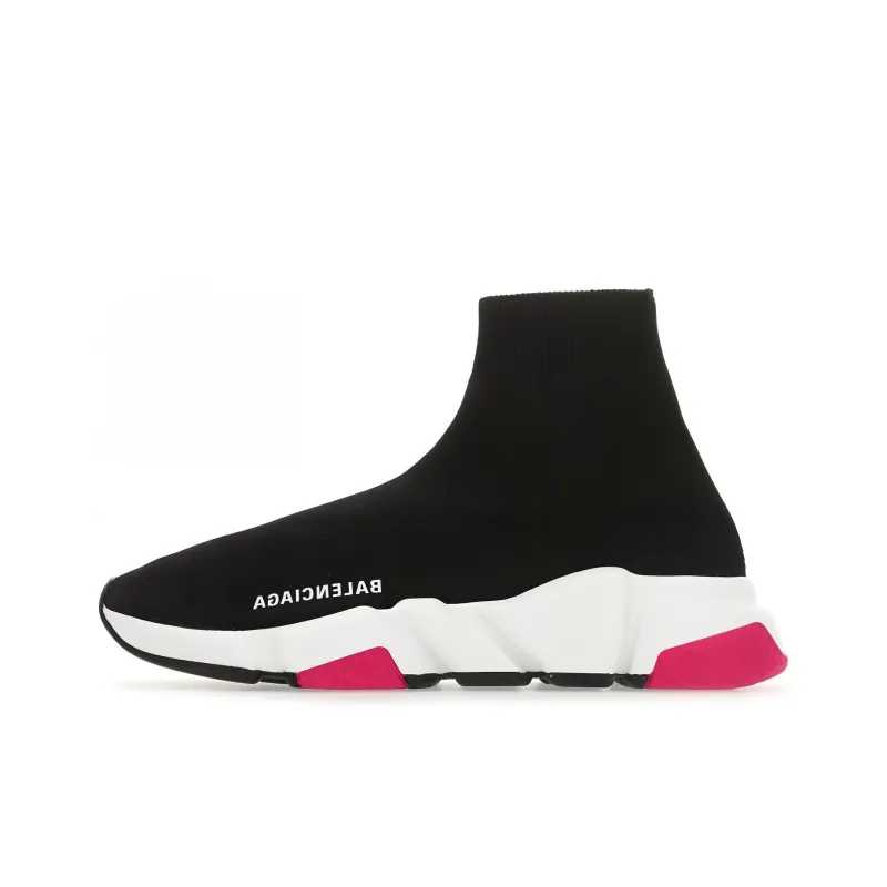 Balenciaga Speed Sneaker 'Black Magenta' Women's-0