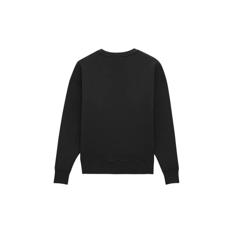 SAINT LAURENT Logo Patch Crewneck Sweatshirt-1