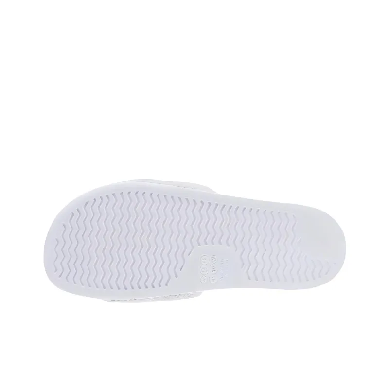 Reebok Classic Slide Rubber Sole Slip-Resistant Abrasion-Resistant Slide Slippers Men's White Gray-5