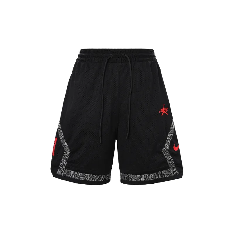 Jordan X Awake NY SS24 Side Logo Basketball Shorts Black - POIZON