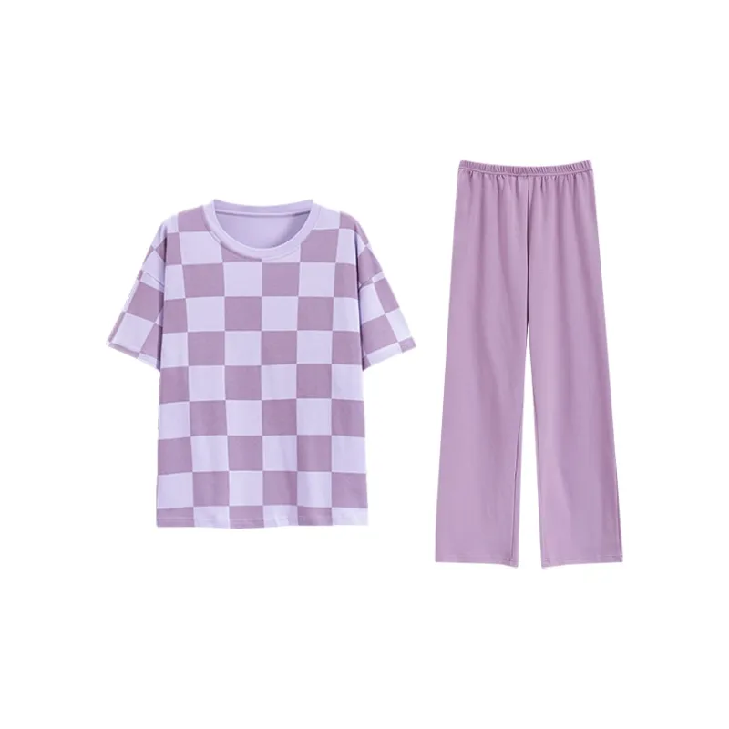 Urban Beauty Pajama Set Women's Purple Purple-0