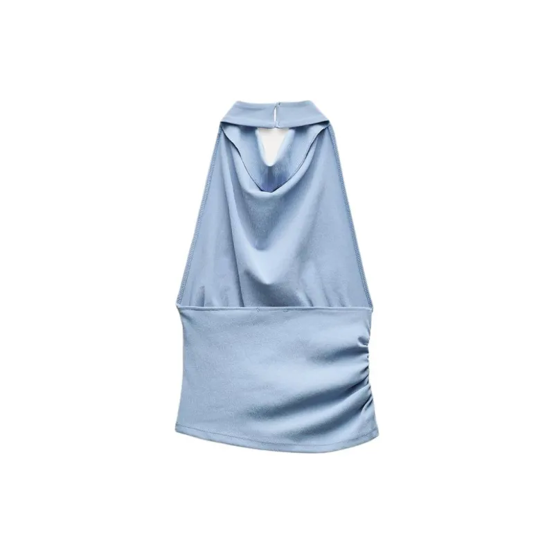 ZARA Camisoles Women's Blue-1