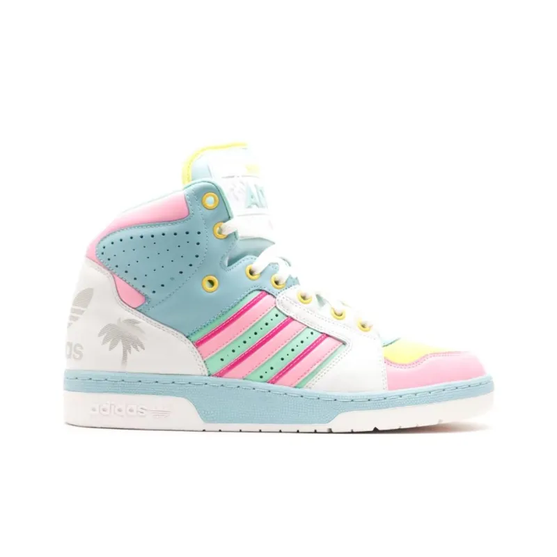 Adidas Js License Plate Miami Whwhtvap/Clegrn/Vcllgpn-1