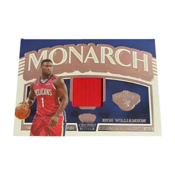 PANINI Zion Williamson 22 23 Pelicans Crowns Jerseys Materials Side Scrolling Cards Card Passes Sports Cards 1 Pc