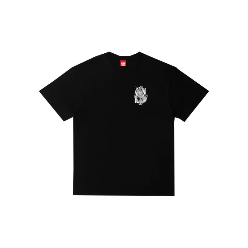 Ice Cream T Shirts Unisex Black-1