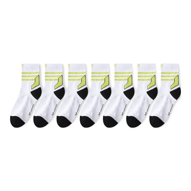 MIIOW Trend Party Series Mid Calf Socks Unisex 5 Pack-56