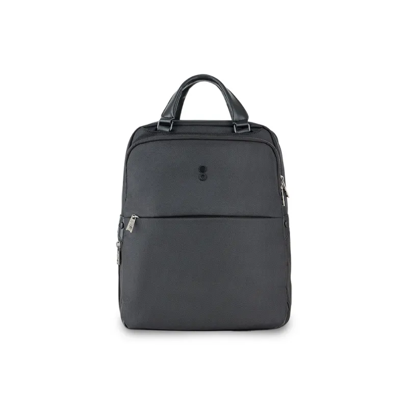 ECHOLAC Fabric Laptop Bag Backpack Regular Men's Black-1
