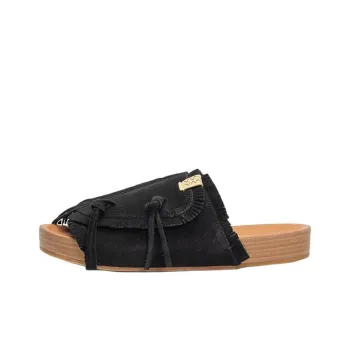 Visvim Slide Slippers Unisex Black