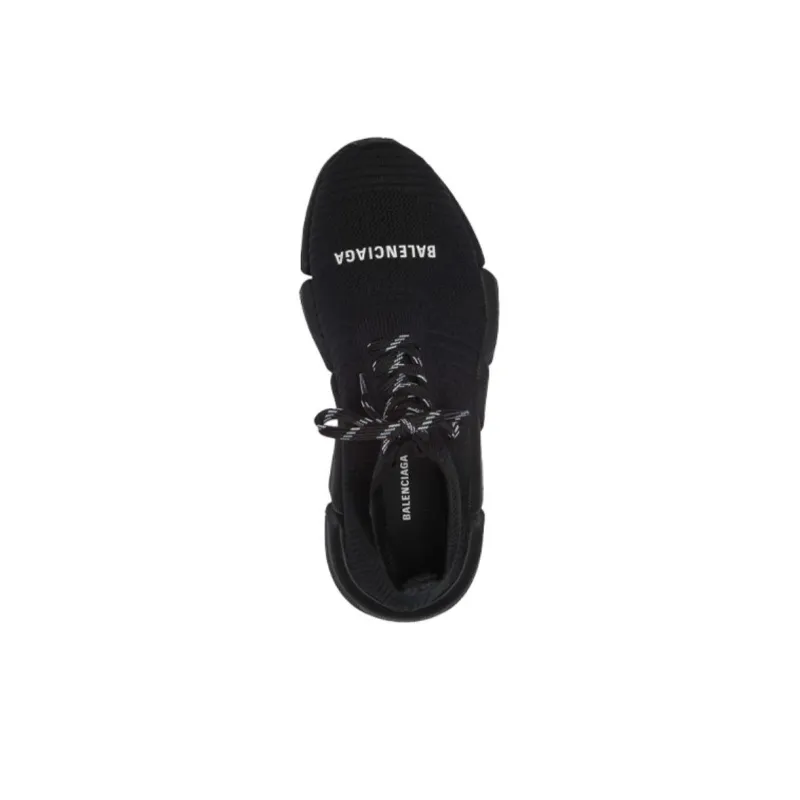 Balenciaga Speed 2.0 Lace Up Trainer 'Black' Women's-2