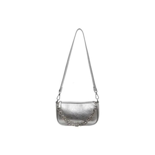 Yalu PU Crossbody Bag Shoulder Bag Regular Women's Silver/Black/Burgundy