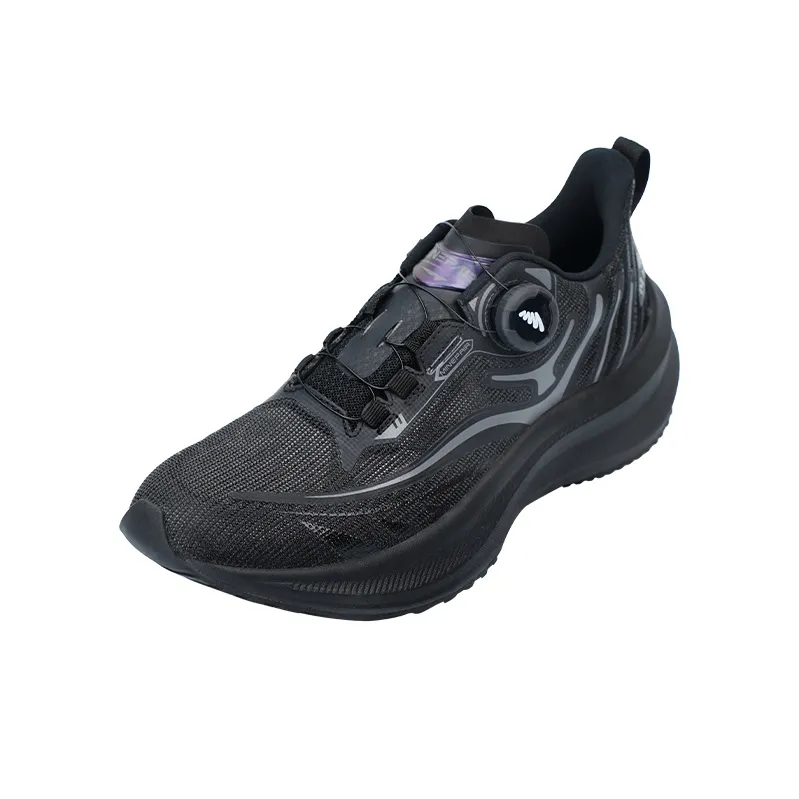 MINEPAIR Ton Cushioning Anti Slip And Wear Resistant Low Top Casual Shoes Unisex Black-1