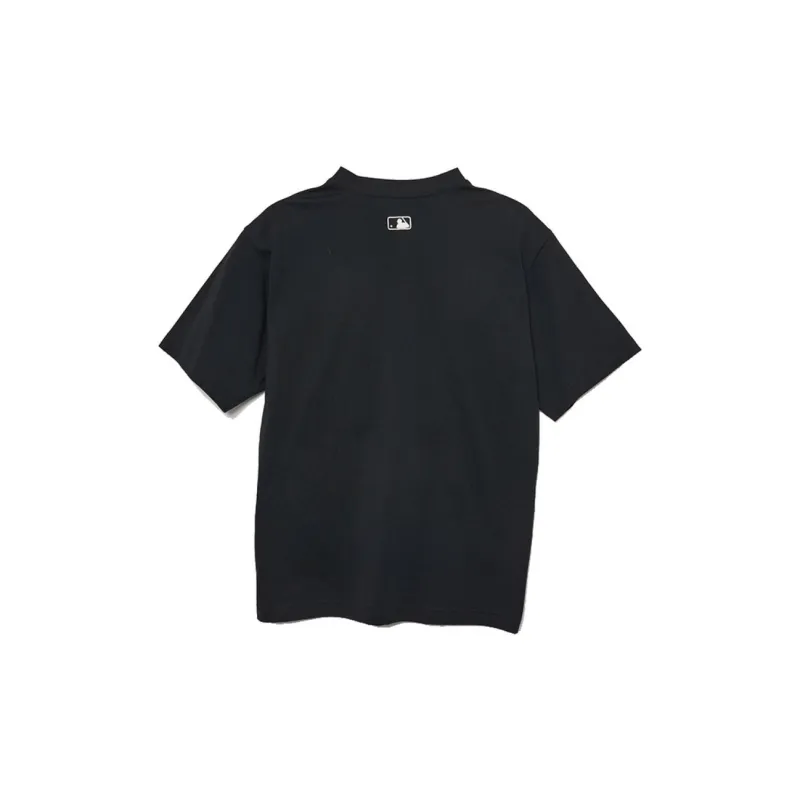 MLB Varsity Overfit New York Yankees T Shirt Unisex Black-1