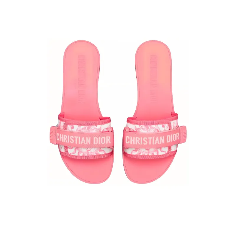 DIOR Diorevolution Slide Slippers Women's Pink-3