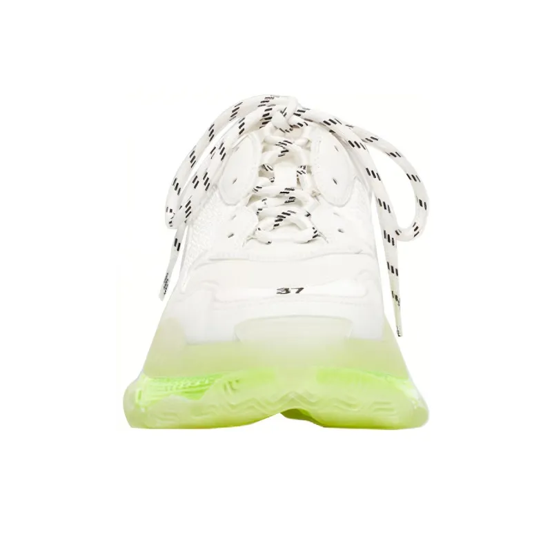Balenciaga Triple S Clear Sole White Fluo Yellow Women's-3