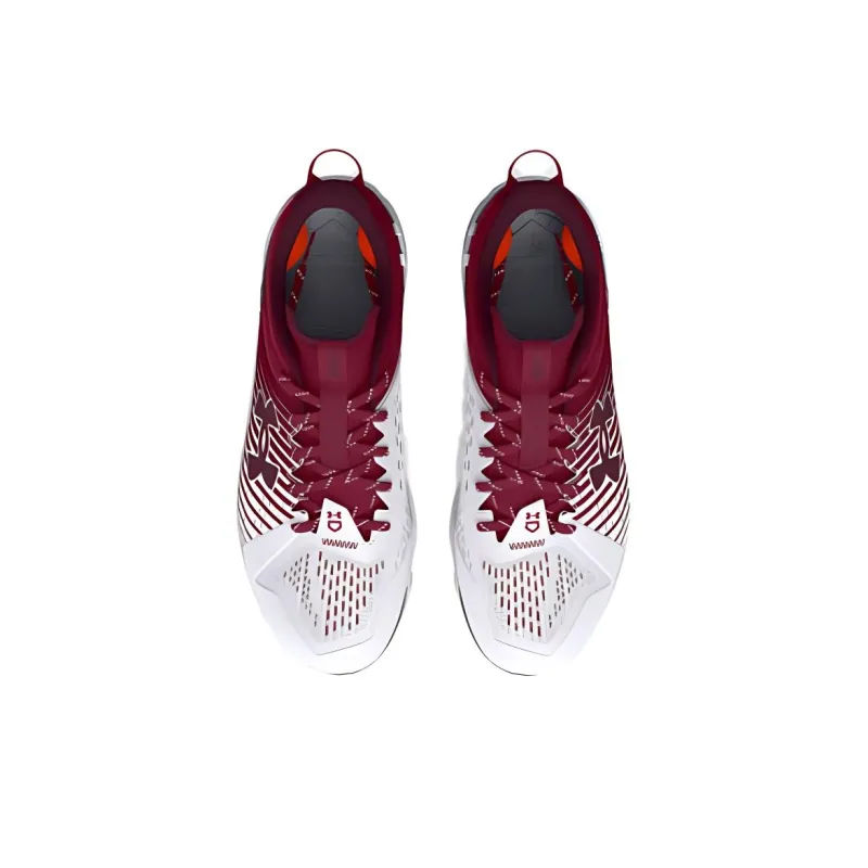 Under Armour Yard Cushioning Wear-Resistant Low-Top Training Shoes Men's Red-3