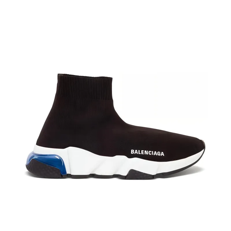 Balenciaga Speed Trainer Black Blue Clear Sole Women's-1
