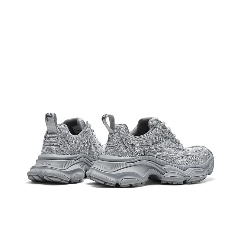 CHERYKALLY Wear-Resistant Breathable Coverage Support Low-Top Chunky Sneakers Women's-2