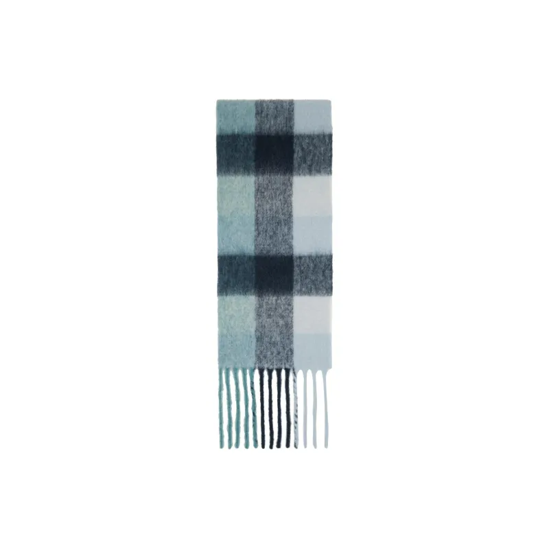 HOLZWEILER Alpaca Knit Scarves Women's Light Blue-1