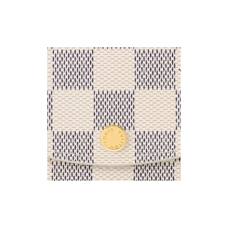 LOUIS VUITTON CHRISTOPHER Cow Leather Wallet Women's White-5