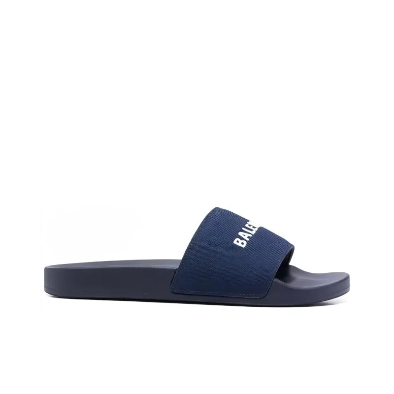Balenciaga Pool Slide Navy-1