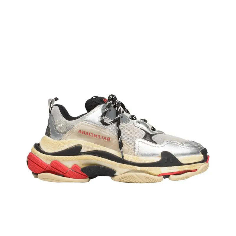 Balenciaga Triple S Sneaker 'Silver' 2018-1