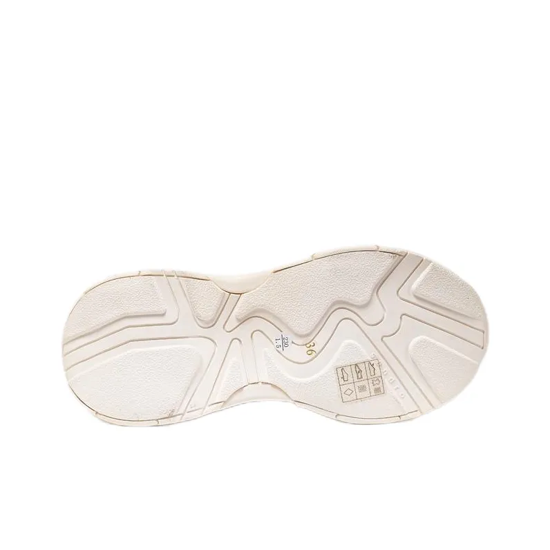 Sandro Mid Top Chunky Sneakers Women's White-5