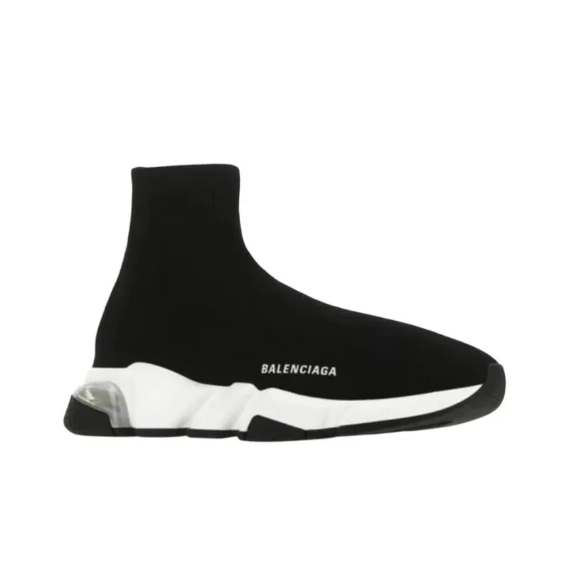 Balenciaga Speed Sneaker 'Clearsole Black White'-2