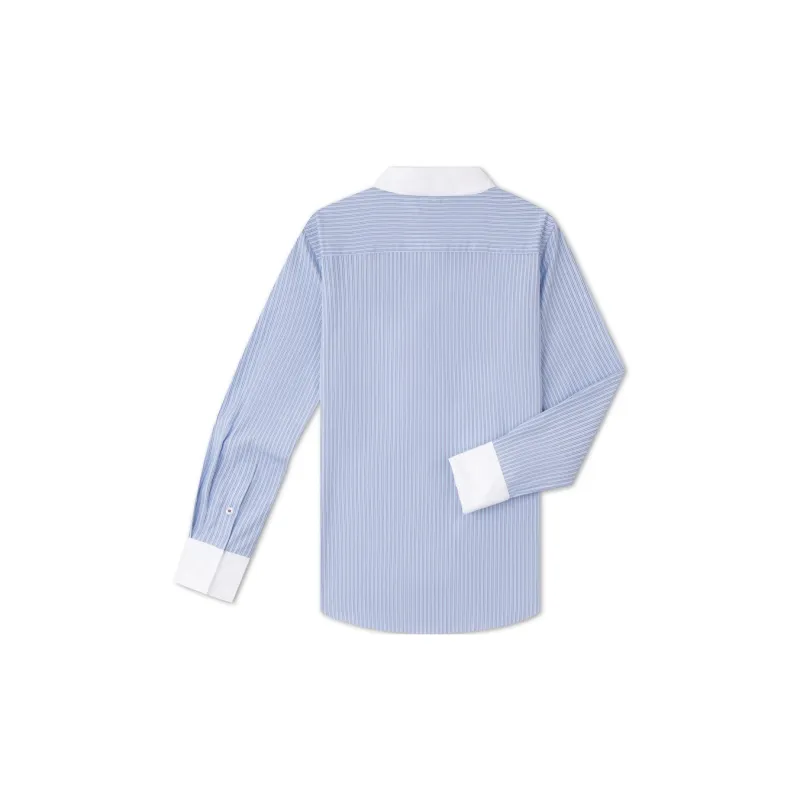 Tommy Hilfiger Shirt Women's Blue Stripes-1