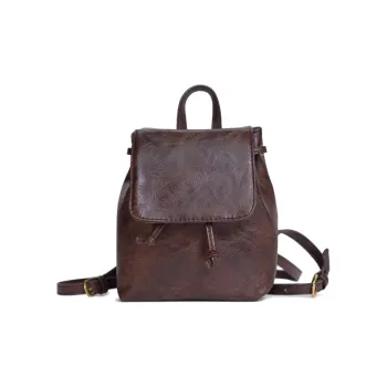 Carksky PU Backpack Regular Women's American Brown
