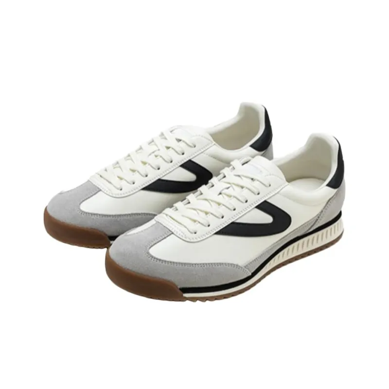TRETORN Slip Resistant Low Top Casual Shoes Unisex White Black-2