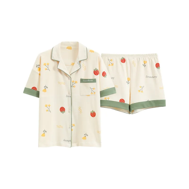 Urban Beauty Pajama Set Women's Apricot-0