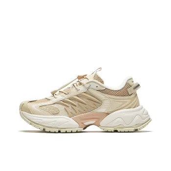 Anta Star Moon 2 Anti Slip Wear Resistant Low Top Chunky Sneakers Women's Beige Yellow