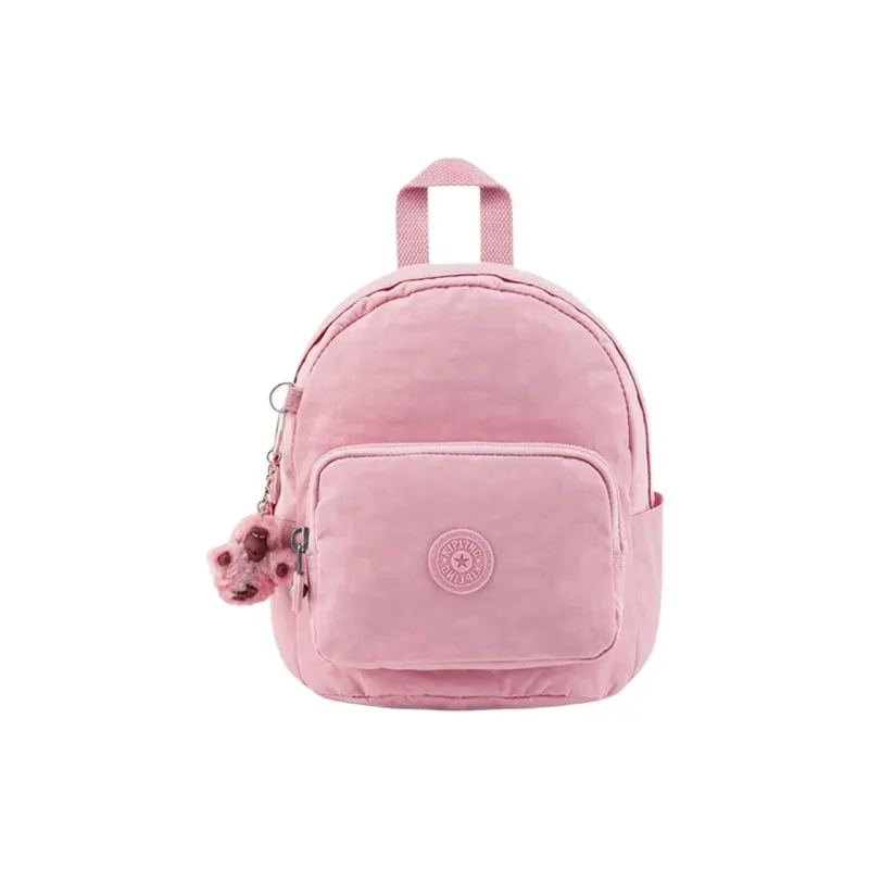Kipling Polyamide With Nylon Backpack Small Size Women's Light Pink-0