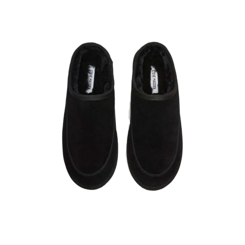 STEVE MADDEN Wrap-toe Slippers Men's Black-4