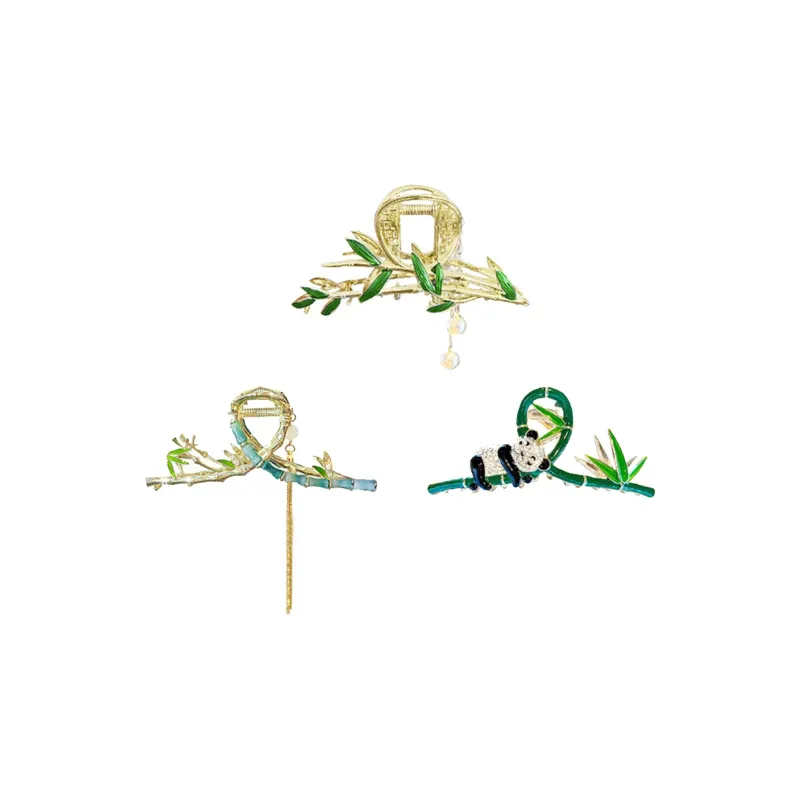 Enchanting Cat Alloy Hair Clips Women's-4
