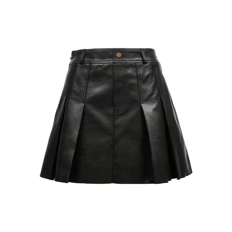 ONLY Knee Length Skirt Women's Sweet Chocolate Brown-5