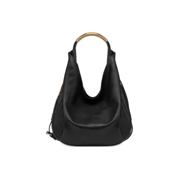 MOSCHINO Leather One Shoulder Handbags Women's Black