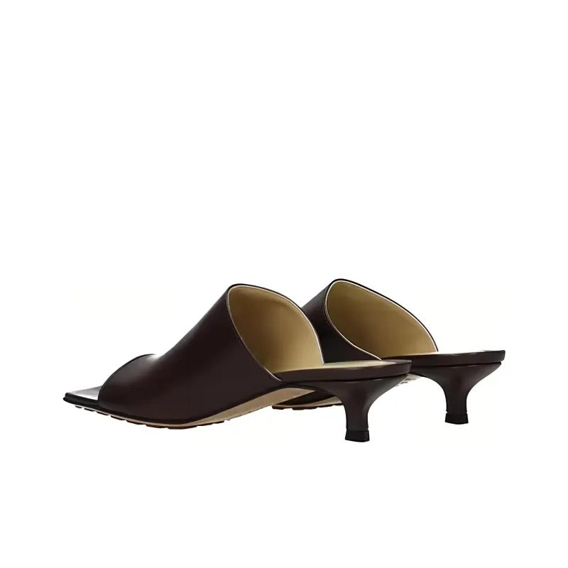 Bottega Veneta Stretch Odor Resistant Slide Slippers Women's Brown-1