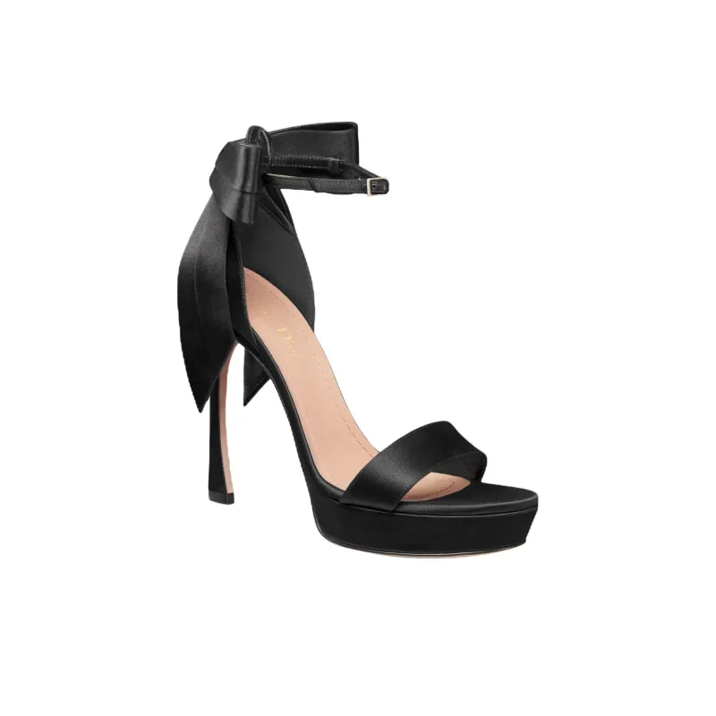 DIOR MLLE One Strap Sandals 12cm Women's Black-2