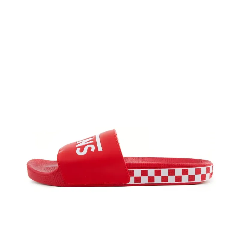 Vans Slip Resistant Abrasion Resistant Slide Slippers Men's Red-0