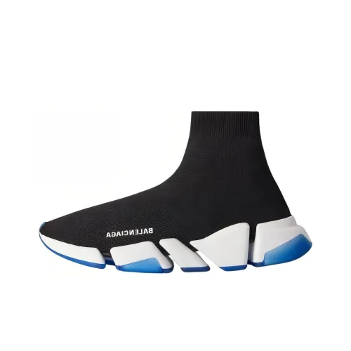 Balenciaga Speed 2.0 Sneaker 'Black White Blue'